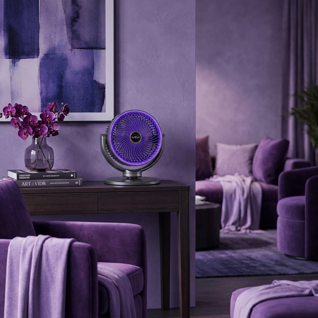 Fan purple lifestyle